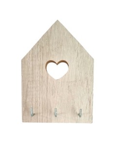 Portallave Madera 17x12cm House Et01