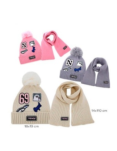 Set Gorro Y Bufanda Nena Trendy 13926 Tar02
