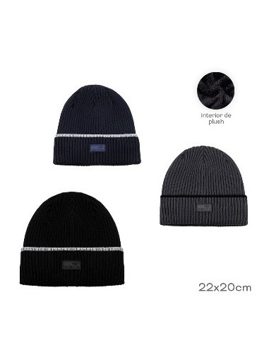 Gorro Hombre C/raya C/peluche Interior Alpine Skate 18805 Tar02