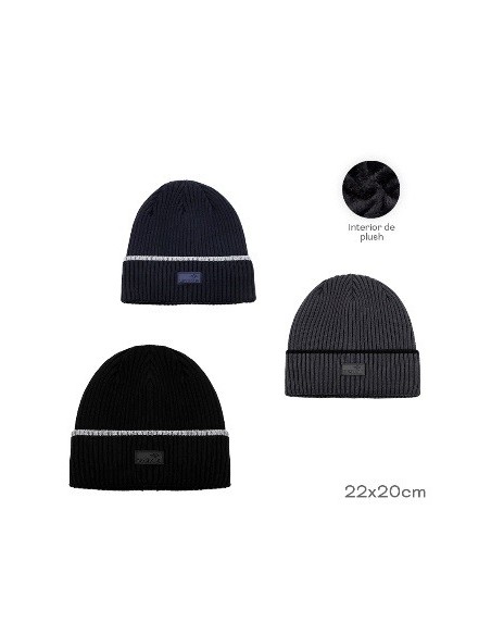 Gorro Hombre C/raya C/peluche Interior Alpine Skate 18805 Tar02