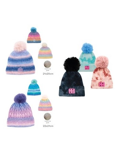 Gorro Degrade C/ Y Sin Pompom 15769/15771/16907/16908 Tar02