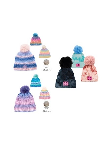 Gorro Degrade C/ Y Sin Pompom 15769/15771/16907/16908 Tar02