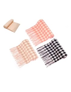 Bufanda Pie De Poule/tejida Bu0036z Buk04gz Jav01