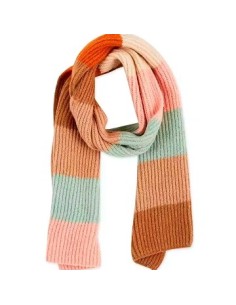 Bufanda Tejida Estampada/rayada 37 5 X 1 46 Cf60284 Cf60285 Sf01