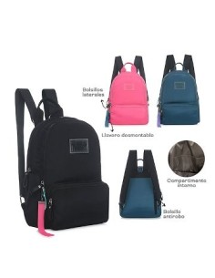 Mochila 13 2/4 Bols Nylon Col. Surt Trendy/everlast/muaa 15250/16157/16475/22165/22169/16474/16476/15484/27939/17603 Tar02