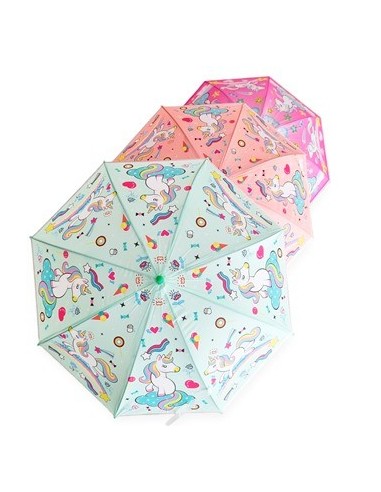 Paraguas Infantil C/silbato Mod Surt. 510834/510835 Surt01 52500/52501 Tar02