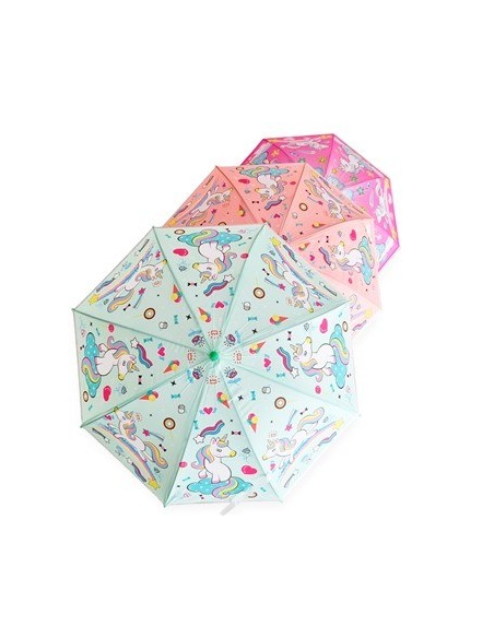 Paraguas Infantil C/silbato Mod Surt. 510834/510835 Surt01 52500/52501 Tar02