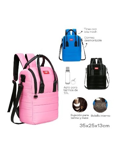 Mochila Matera Puffer Col. Surt. Oreiro 17316 Tar02