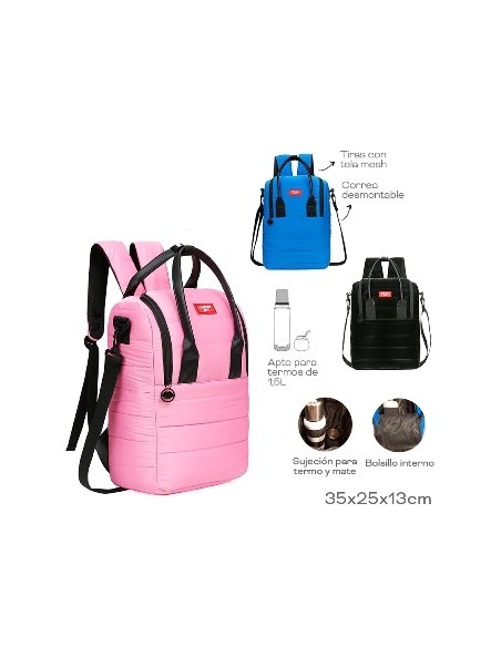 Mochila Matera Puffer Col. Surt. Oreiro 17316 Tar02