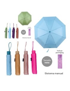 Paraguas Corto Liso/estampado Trendy 28449-28447-28451-28453- 6245-6228-6232- 6282-6284-8287-6290-6293 28449 28871 Tar02 (m)