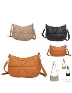 Bandolera 24x18x7cm Puffer Eco Cuero Col. Surt 16422/16423 Tar02