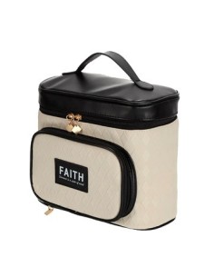 Portacosmeticos 25cm Pvc C/manija Faith Da10413 Sf01
