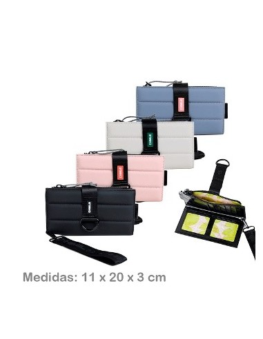 Billetera Dama Definition Eco Cuero Col. Surt B222 Chi01 (m)