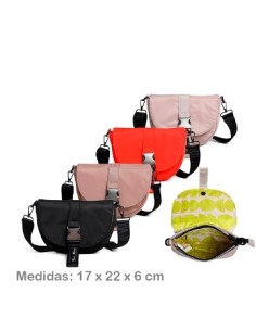 Bandolera Oval Nylon Brenda Col. Surt. Cb84 Chi01 (m)