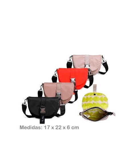 Bandolera Oval Nylon Brenda Col. Surt. Cb84 Chi01 (m)