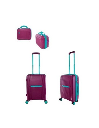 Set Valija 20" Carry On + Beauty Agarrate Catalina Acva03gr Acva05n Acva05rs Ow01