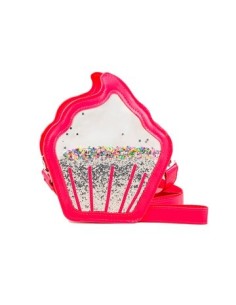 Cartera Cupcake C/brillos Y Confeti Hhm77 Sf01