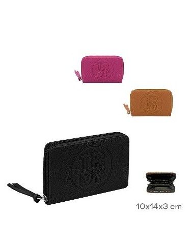 Billetera Trendy 14x10cm Colores Surtidos 19096/18633/1863/18633b/18657/18636/18642/30297 Tar02