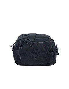 Cartera 17x21x11cm Negra C/detalle En Bolsillo "a" Amayra 67.c2624.1 Lse01