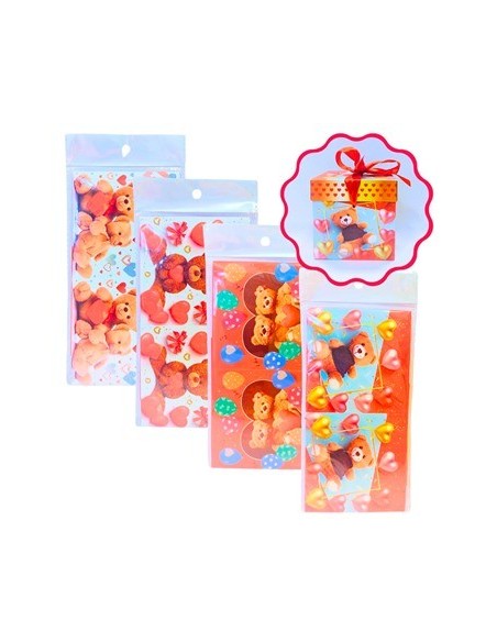 Caja 10x10cm P/armar Regalo Enamorados 26120 Col01 (e)