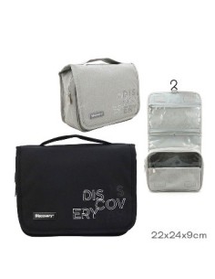 Neceser De Viaje Cordura 22x24x9cm C/gancho P/colgar Discovery 17825 Tar02