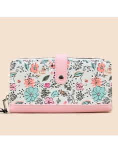 Billetera 1 Cierre Dama Tela Da10361 Sf01