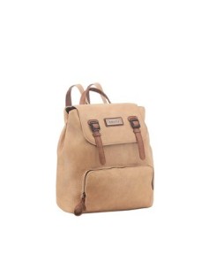 Mochila Amayra 36x33cm C/bolsillo Camel 67.c26672r Lse01