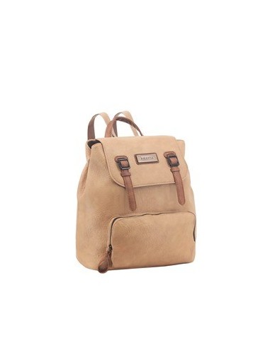 Mochila Amayra 36x33cm C/bolsillo Camel 67.c26672r Lse01