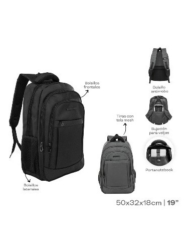 Mochila Portanotebook 50x32x18cm Travel Tech 18566 Tar02