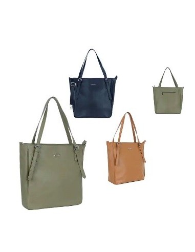 Cartera Tote Bag Trendy C/correa Desmontable 18953 Tar02