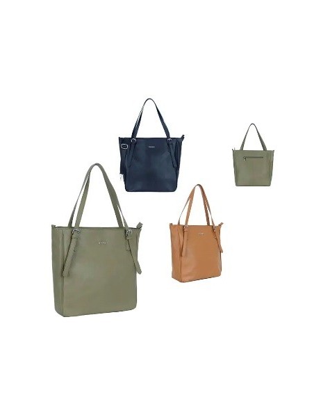 Cartera Tote Bag Trendy C/correa Desmontable 18953 Tar02