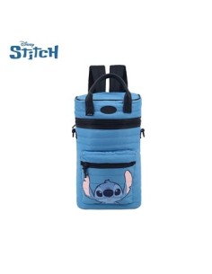 Mochila Matera Stitch/minnie Nylon Matelaseado C/bols Delantero 73.6500001 71.6500001 Lse01