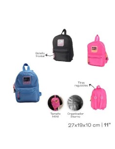 Mochila Mini Everlast C/bols Delantero Est New York 28836 Tar02