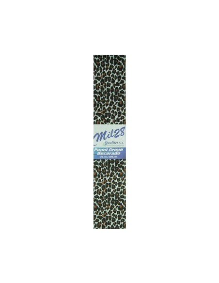 Papel Crepe X1 Print Leopardo 80-57 Mil28 (b10)