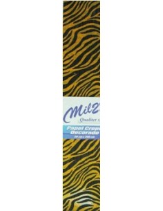 Papel Crepe X1 Print Tigre 80-67 Mil28 (b10)