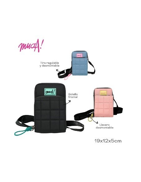 Portacelular Muaa 2 Comp 3 Col 28727/28715 Tar02