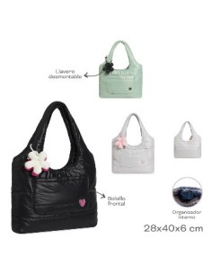 Cartera Trendy 40x30cm Puffer C/bols 19241 Tar02