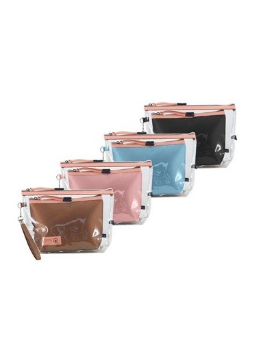 Portacosmeticos Set X 2 Transp+ Color Gde18x25x6
Chico: 16x20x5 Amayra 67.e803 Lse01