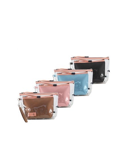 Portacosmeticos Set X 2 Transp+ Color Gde18x25x6
Chico: 16x20x5 Amayra 67.e803 Lse01