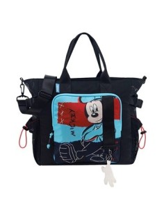 Bolso Disney Mickey Negro C/bols Delantero 71.0400002 Lse01