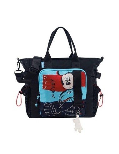 Bolso Disney Mickey Negro C-bols Delantero 71 0400002 Lse01