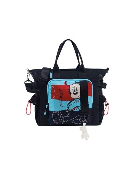 Bolso Disney Mickey Negro C-bols Delantero 71 0400002 Lse01