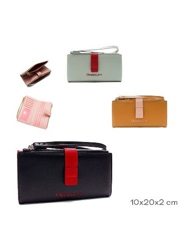 Billetera 20x10x2cm Bicolor Oreiro Love En Caja 28743 Tar02