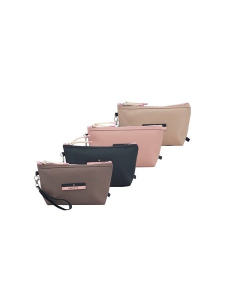 Portacosmeticos 14x23x7cm Cierre Color 4 Colores Amayra 67.e949r Lse01