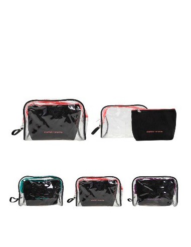 Portacosmetico X2 16x24cm Pvc Agarrate Catalina Accb47 Ow01