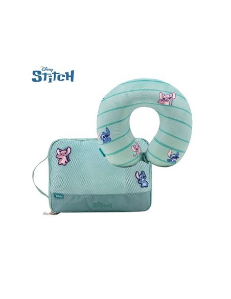 Organizador + Almohada De Viaje Disney Stitch 73.0100002 73.0100003 Lse01