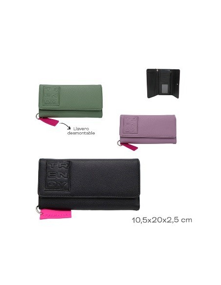 Billetera Dama 10.5x20x2.5 Trendy 28354 Tar02