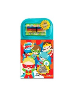 Set P/ Colorear Se Tu Propio Heroe C/ Tablero De Viaje / Sticker Y Fibras 
3806-5069 Kreker