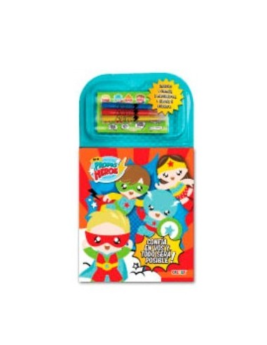 Set P/ Colorear Se Tu Propio Heroe C/ Tablero De Viaje / Sticker Y Fibras 
3806-5069 Kreker