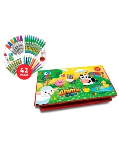 Set Arte Lapices-crayon-marcadores 42pzas Surtidos 1037-908-3807-4103/5071 Kreker